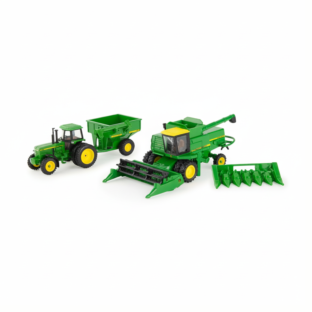 1:64 JD Vintage 7720 Combine Harvest Set