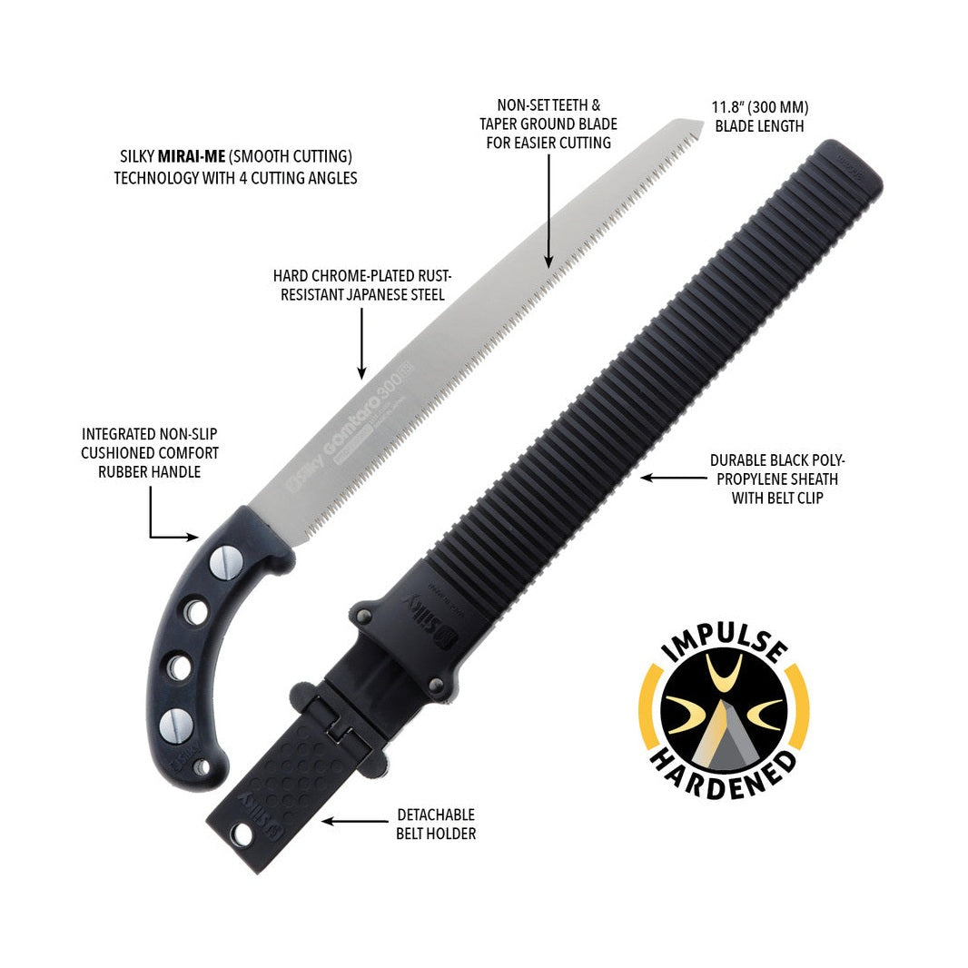 Silky Gomtaro 300mm Fine Tooth Fixed Pruning Saw