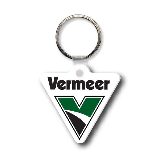 Vermeer Vinyl Logo Keyring