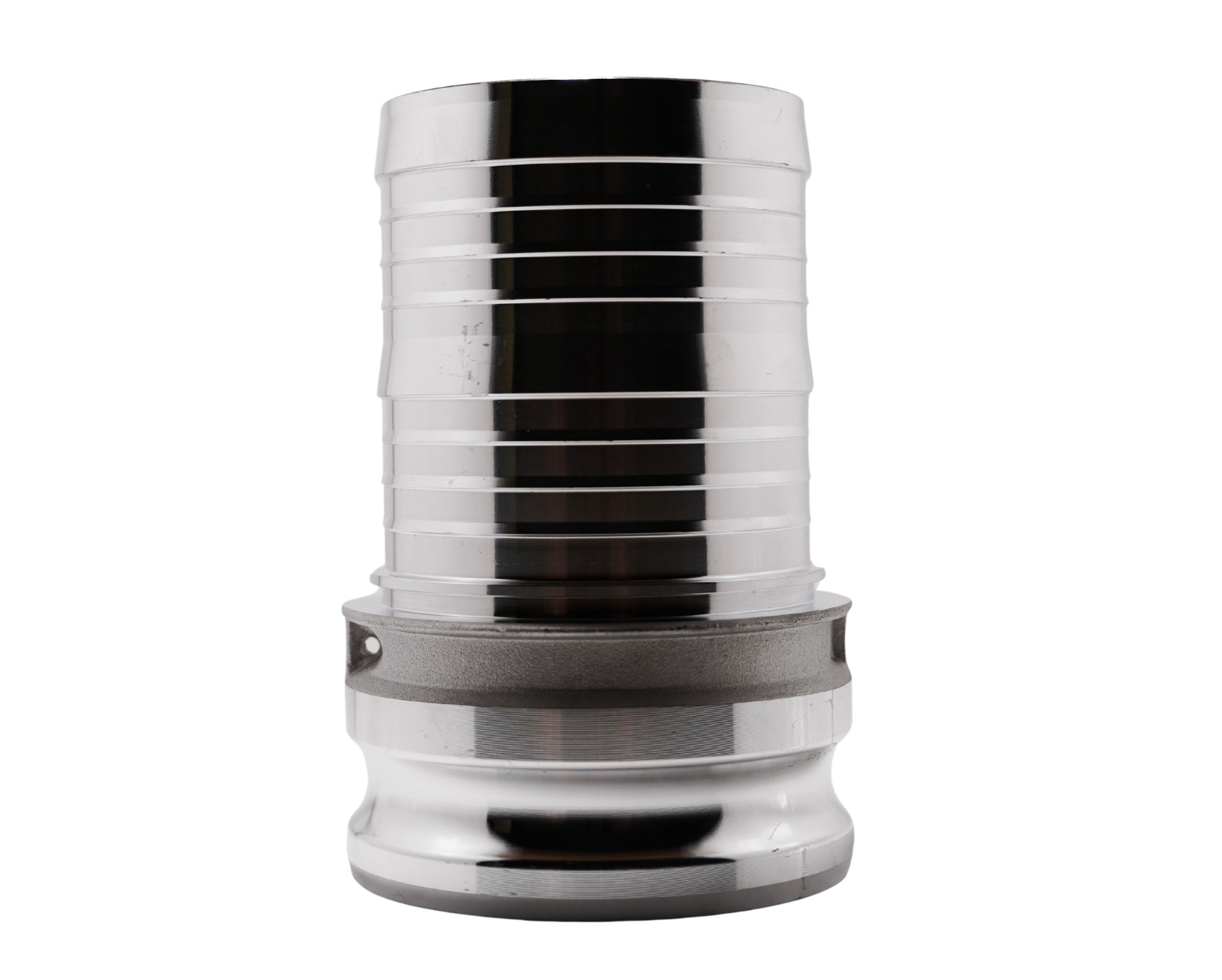 Camlock – 4-inch Type-E Male x 4-inch Hose Tail Suits Vermeer Vacuum Excavators