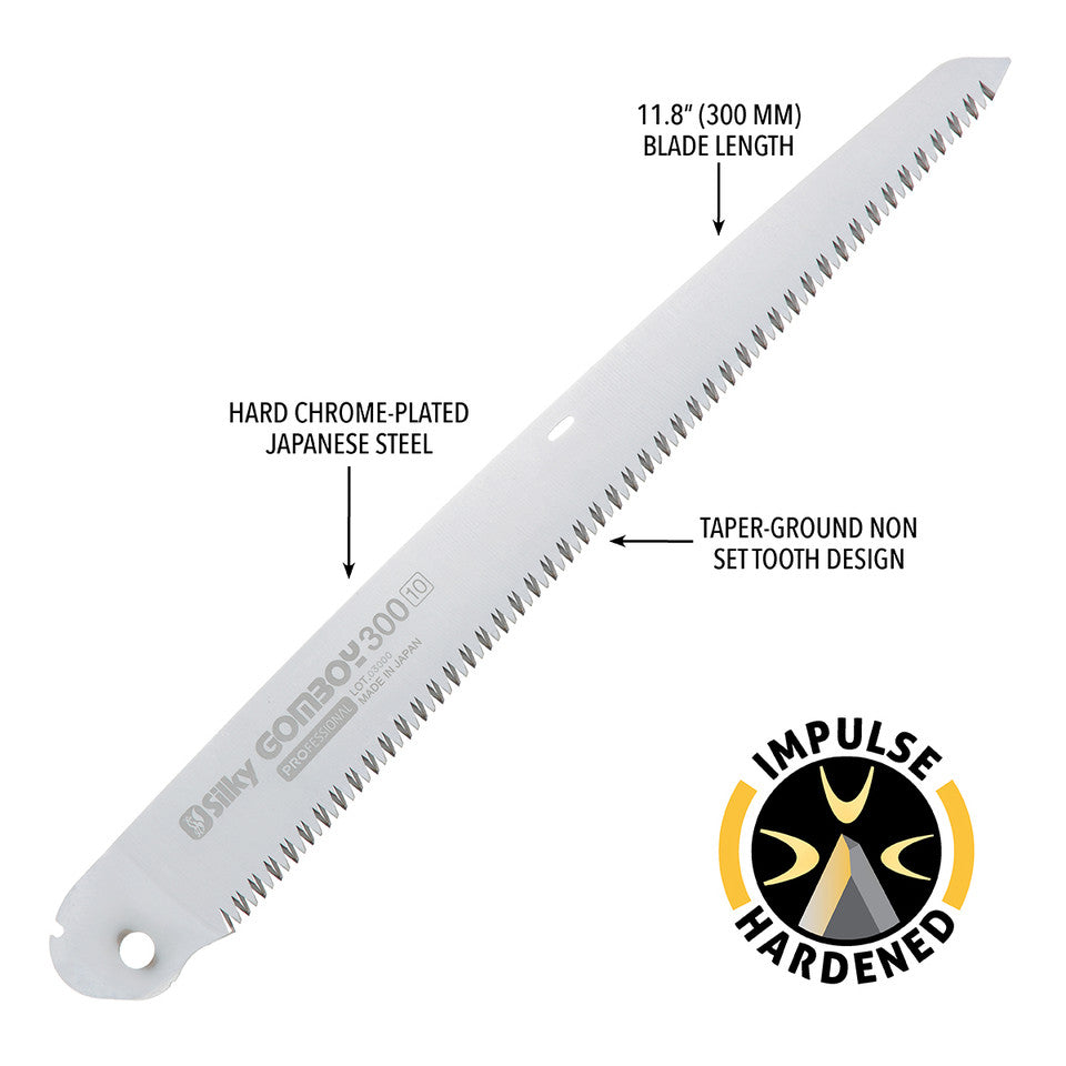 Silky Gomboy 300mm Medium Tooth Folding Pruning Saw - 121-30