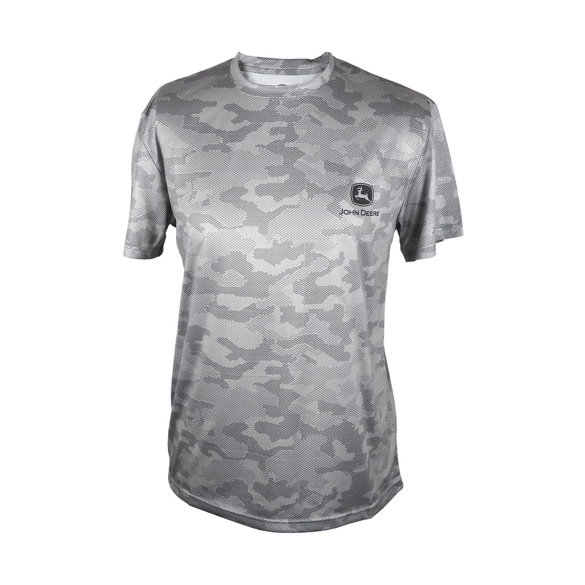 John Deere Silver Camo Dry-fit Tee