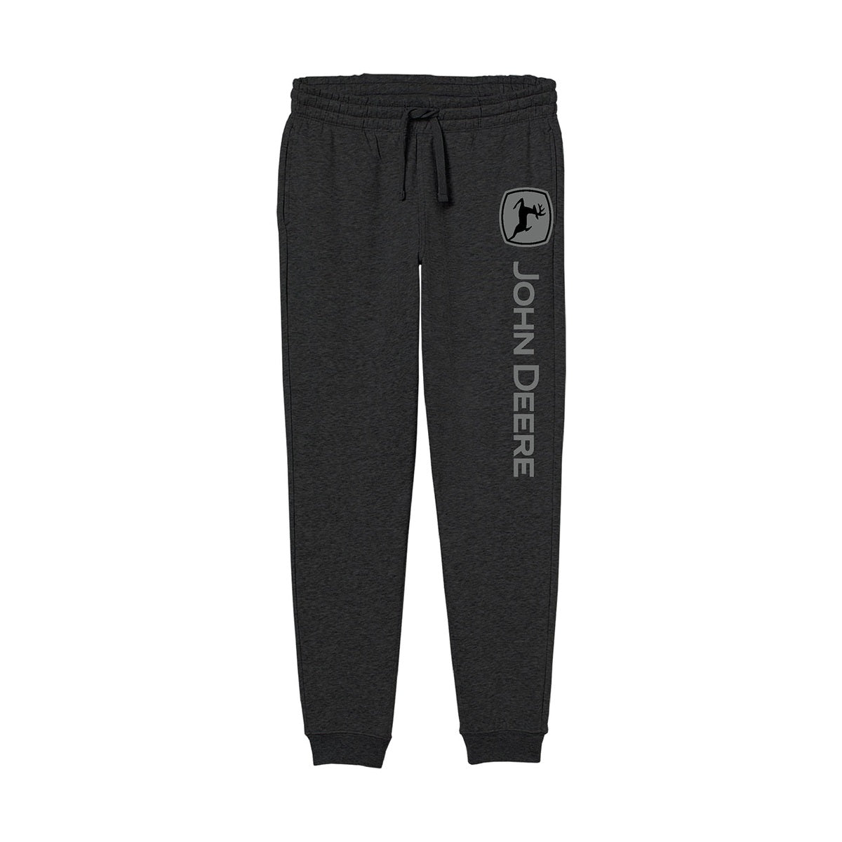 John Deere Men's Black Logo Fleece Sweat Pants - RDO Equipment