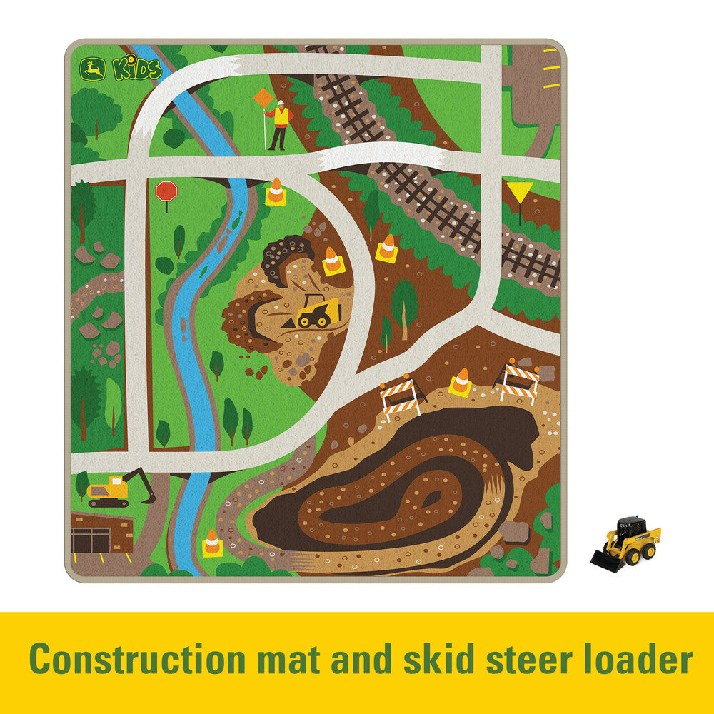 John Deere Playmat Rug With Mini Vehicle Toy - RDO Equipment
