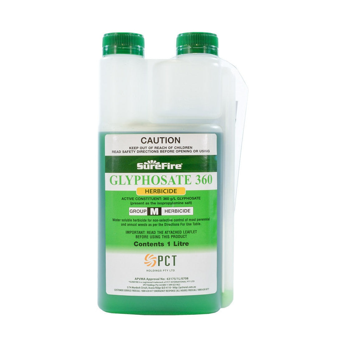 SureFire Glyphosate 360 Weedkiller Herbicide 1L