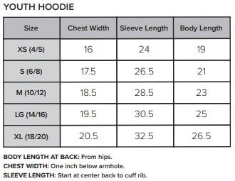 Vermeer Youth Pomegranate Hoodie