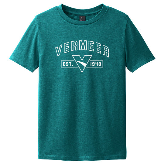 Vermeer Youth Green Blend District Tee