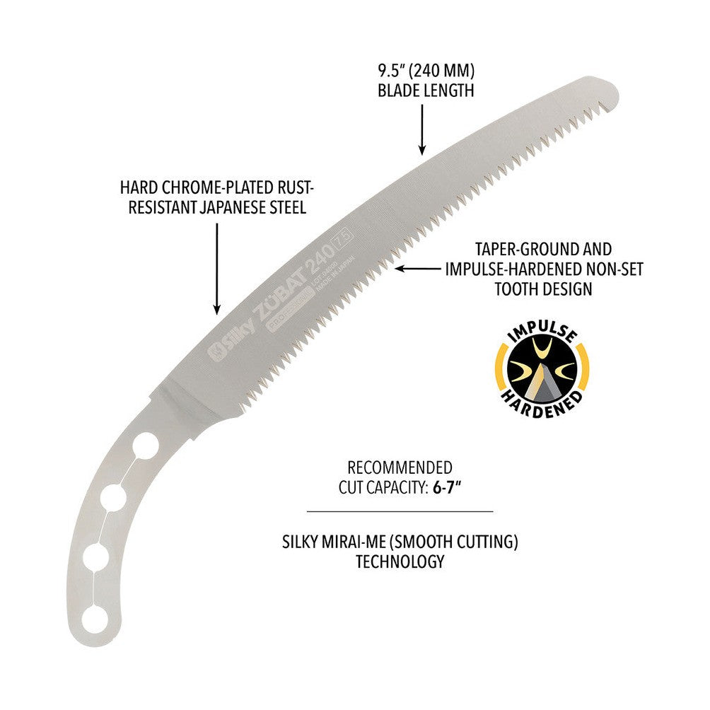 Silky Zubat 240mm Replacement Blade - 271-24