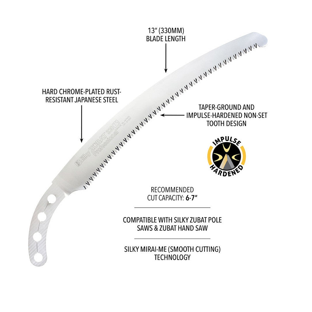 Silky Zubat 330mm Replacement Blade - 271-33