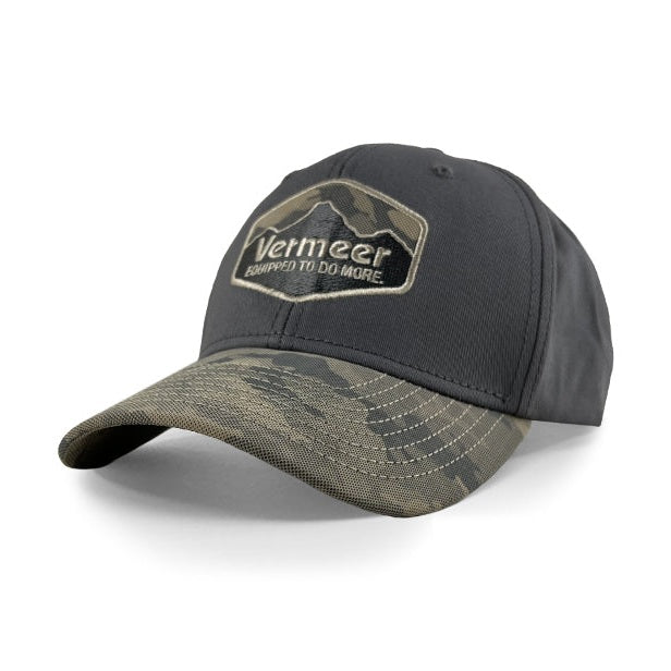 Vermeer Men's Low Profile Charcoal & Camo Baseball Cap