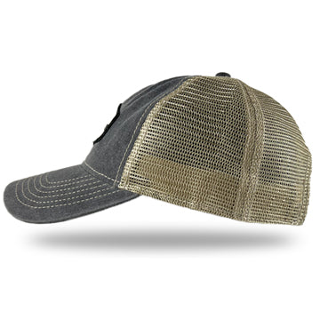Vermeer Low Profile Twill Grey Mesh Cap