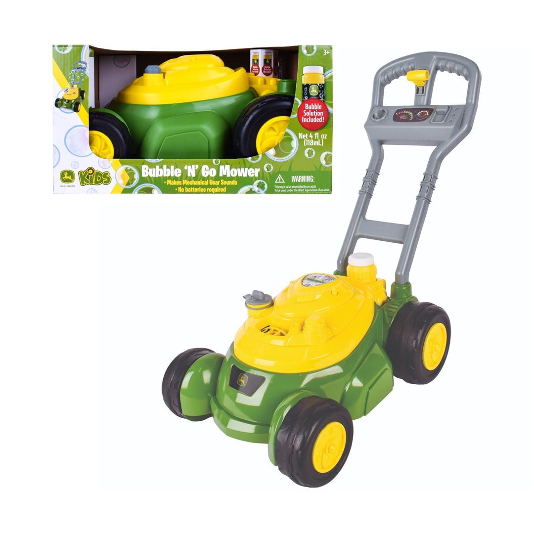 John Deere Bubble 'N' Go Mower Combo Toy