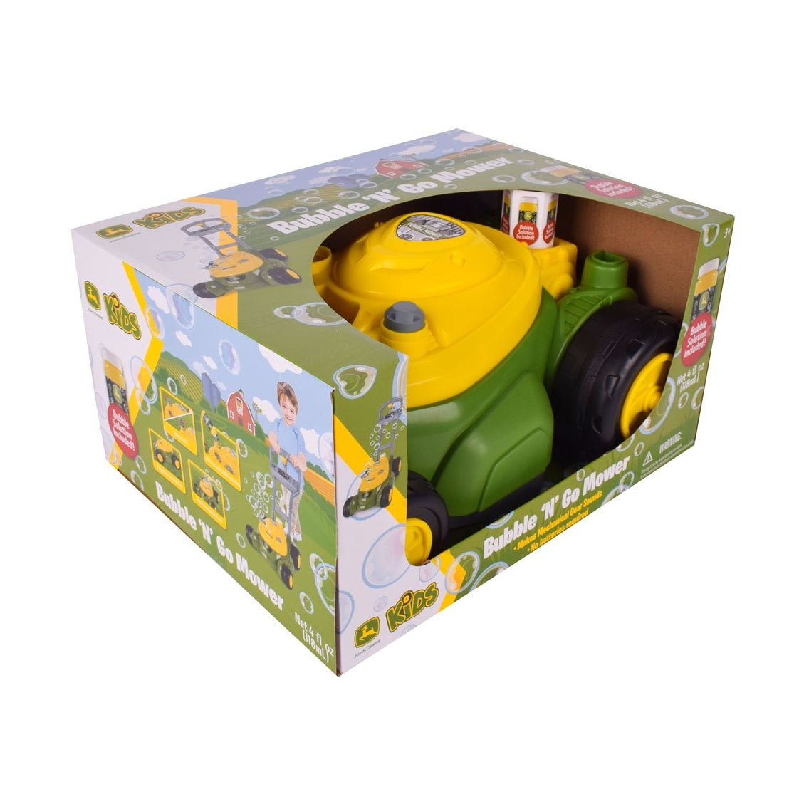 John Deere Bubble 'N' Go Mower Combo Toy