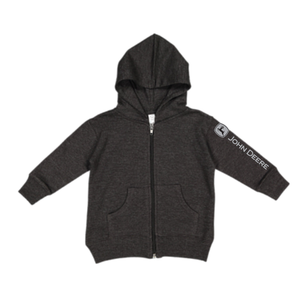 John Deere Toddler Black Zip Hoodie - RDO Equipment