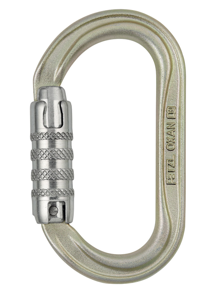 Petzl Oxan Triple-Action Double Locking Steel Carabiner