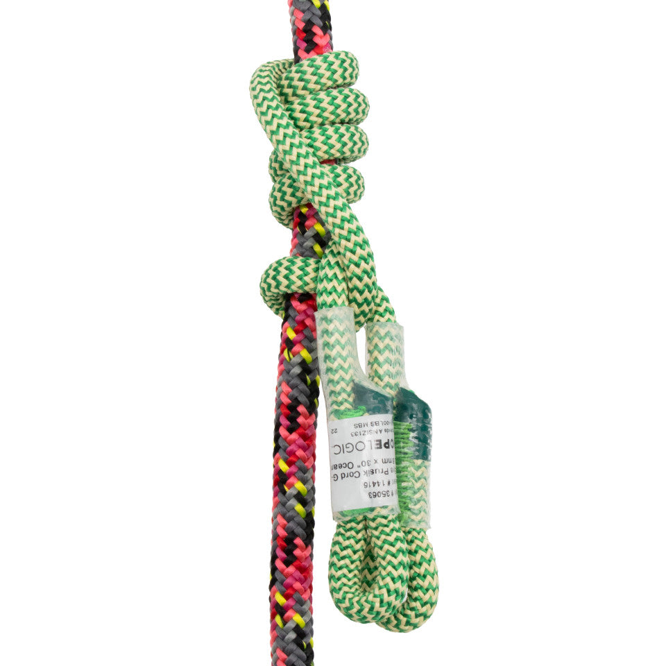 Rope Logic 8mm Ocean Polyester 32inch Eye to Eye Prusik