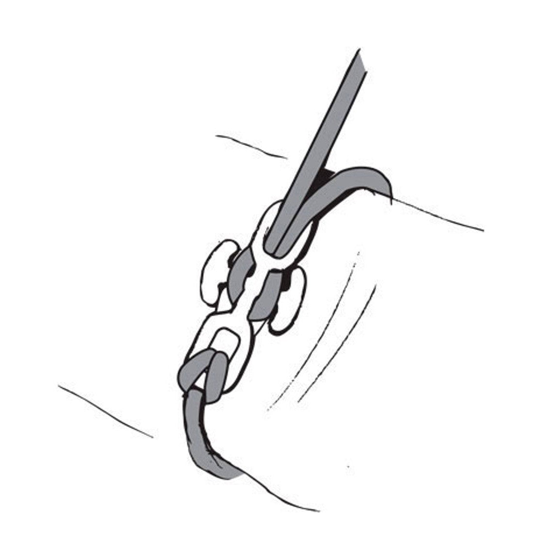 Notch BackBone Knotless Arborist Rigging Connector