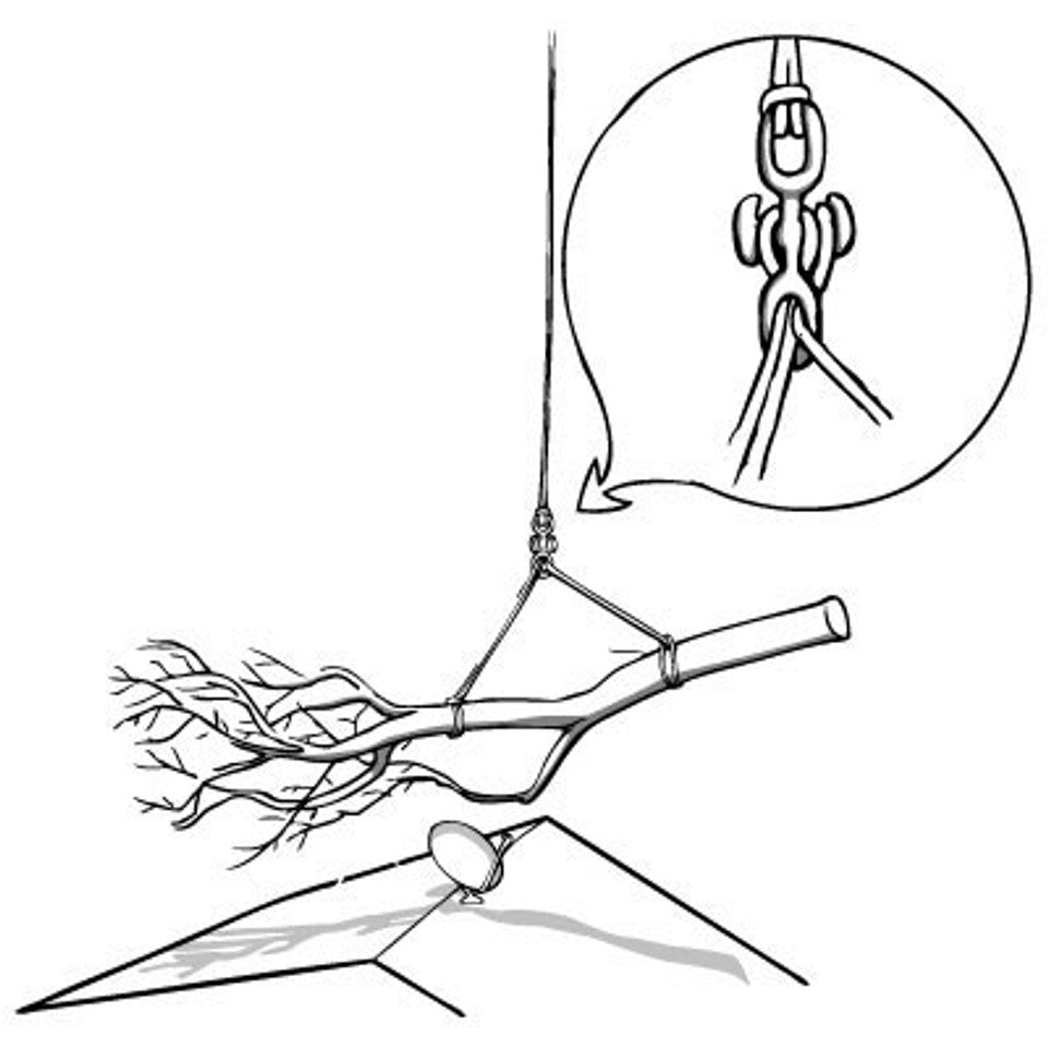Notch BackBone Knotless Arborist Rigging Connector