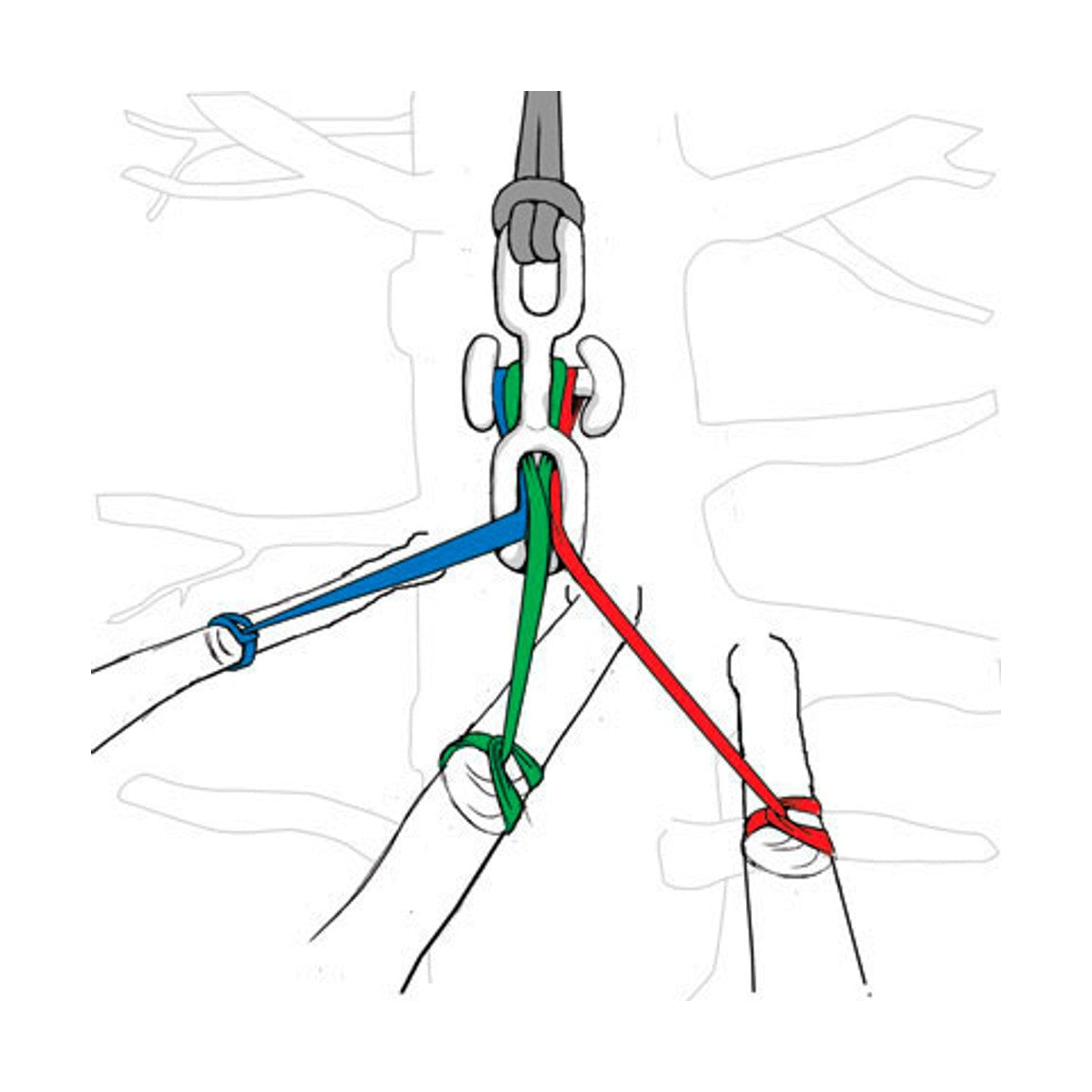 Notch BackBone Knotless Arborist Rigging Connector