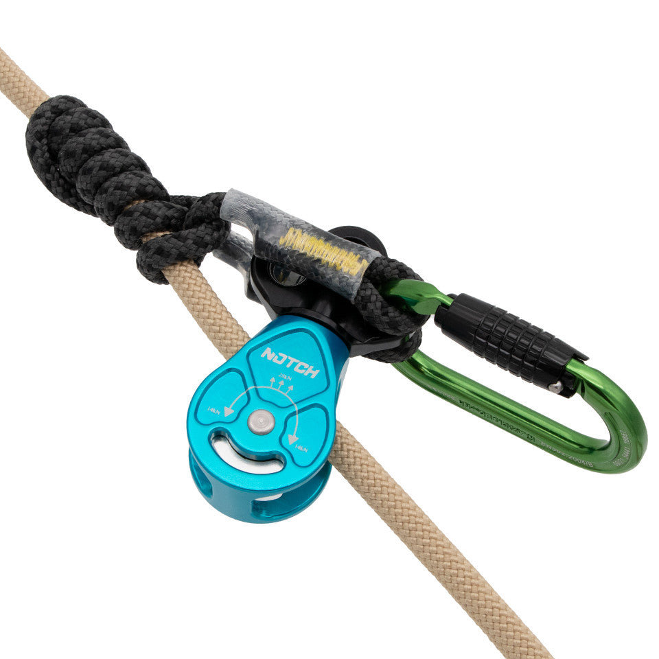 Notch 15ft TriTech Work Positioning Lanyard with Rook Pulley