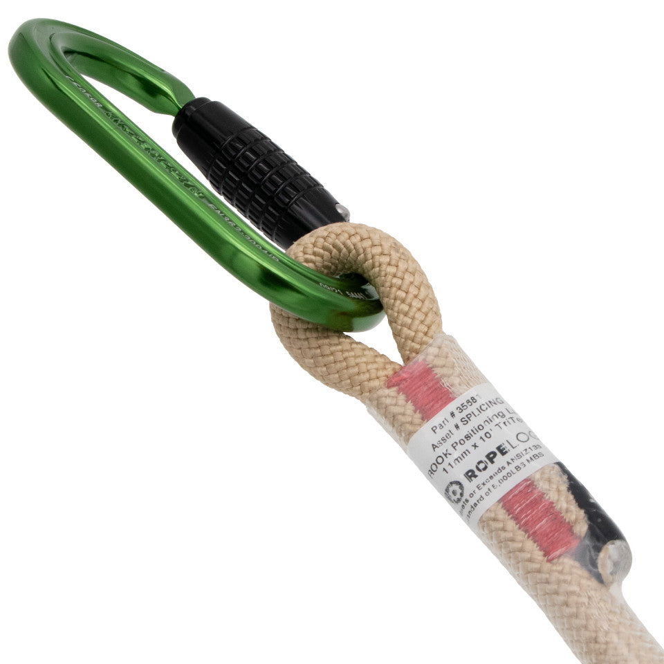 Notch 15ft TriTech Work Positioning Lanyard with Rook Pulley