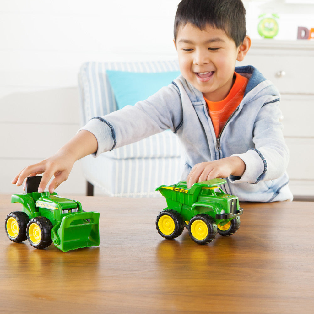 John Deere 15cm Sandpit Vehicle 2 Piece Toy Set