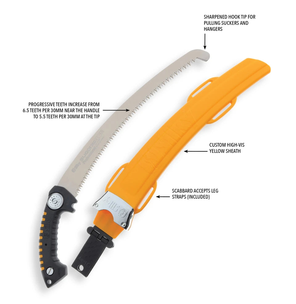 Silky Sugoi Curve 360mm Large Tooth Fixed Pruning Saw
