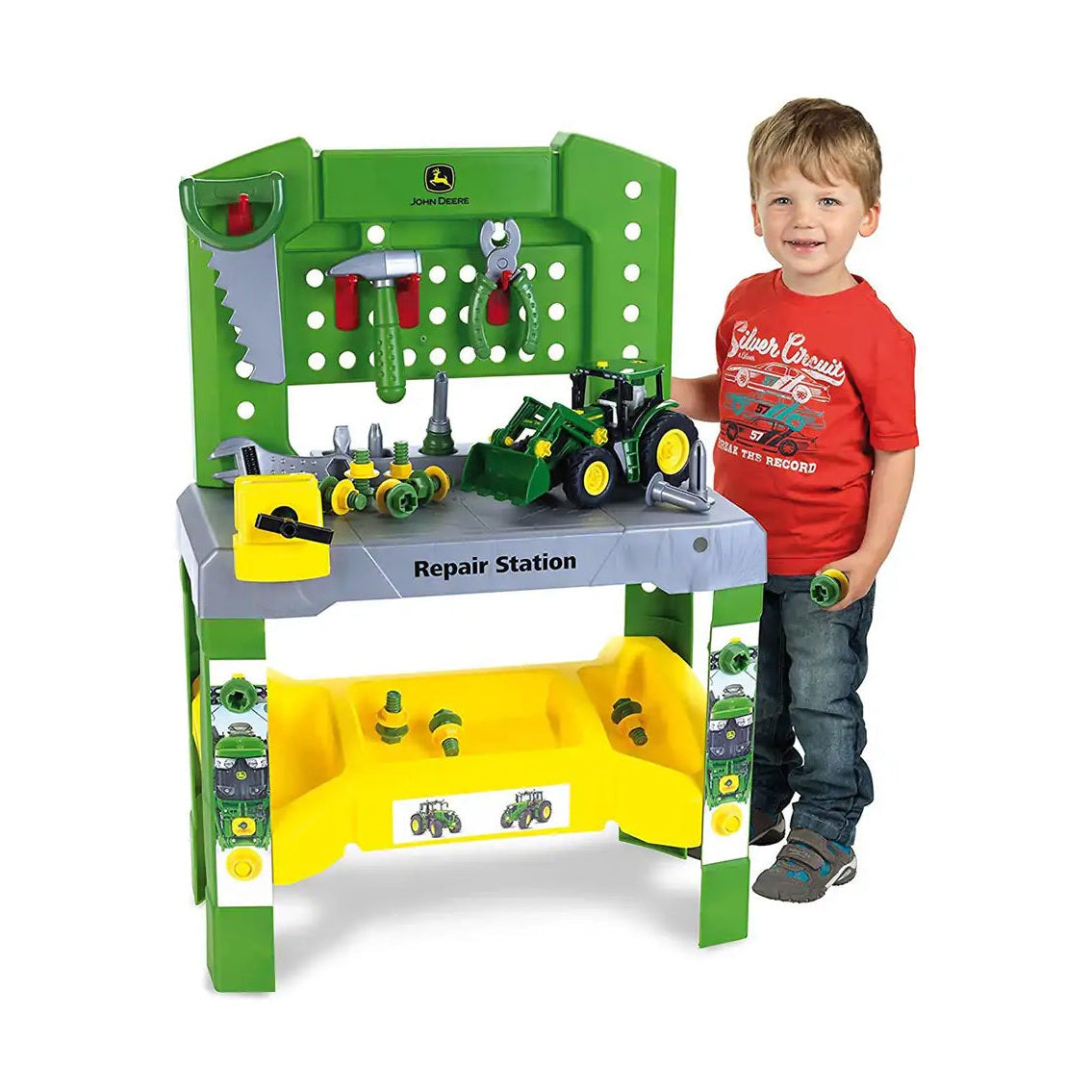 John Deere 75-Piece Tool Workshop Repair Station Toy