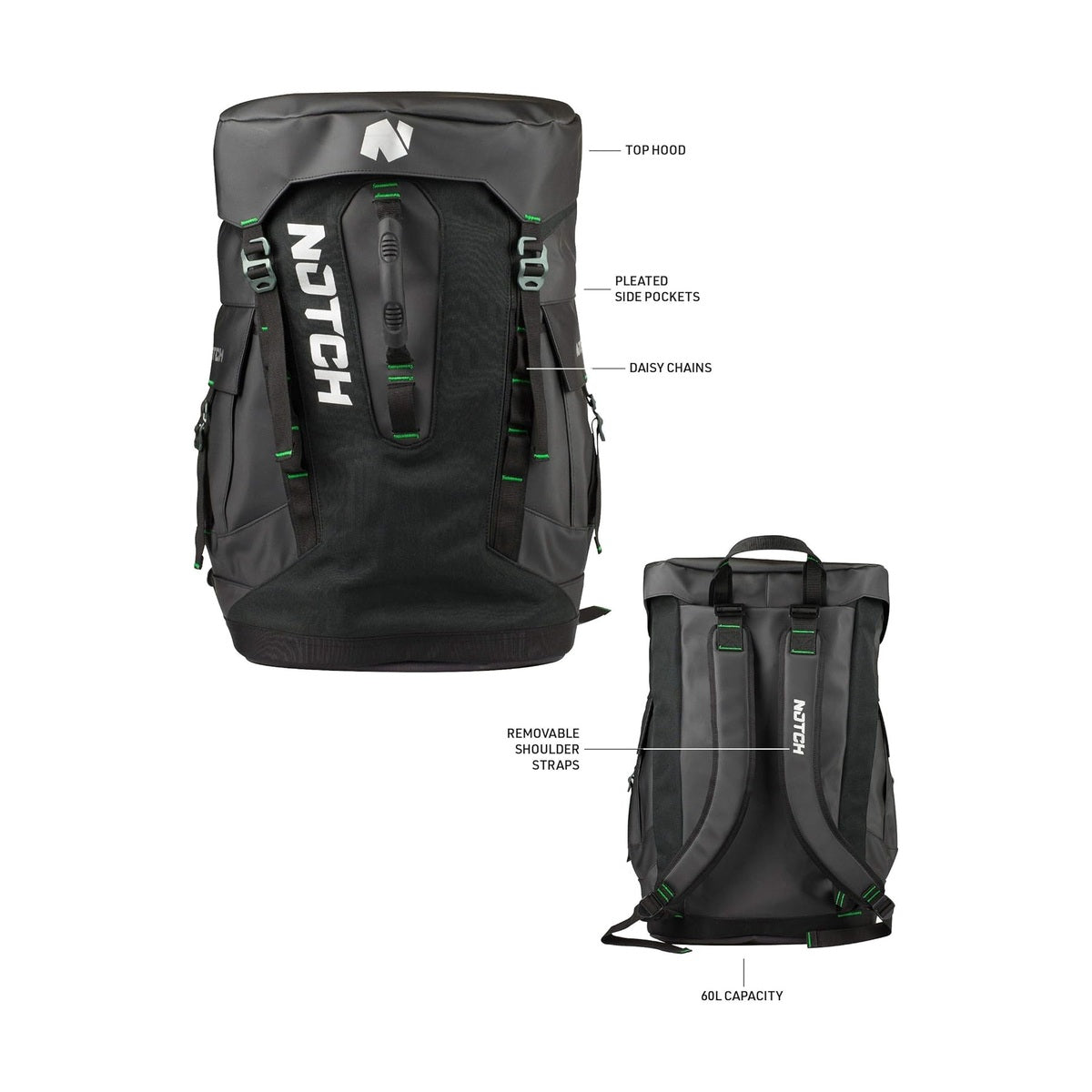 NOTCH Pro Deluxe 60L Rope Storage Bag