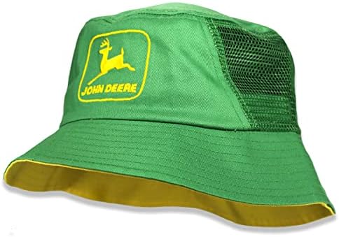 John Deere Brown 2 Tone Green Bucket Hat
