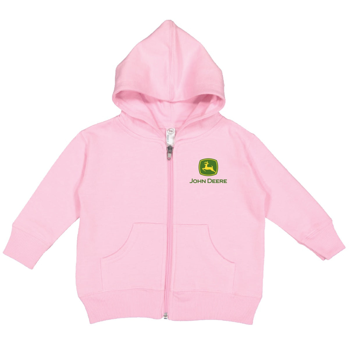 John Deere Toddler Pink Zip Hoodie - RDO Equipment