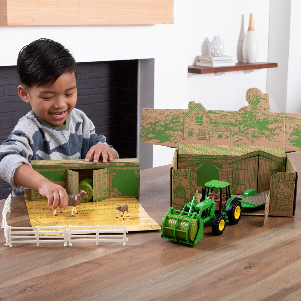 John Deere Farm in a Box Toy Playset