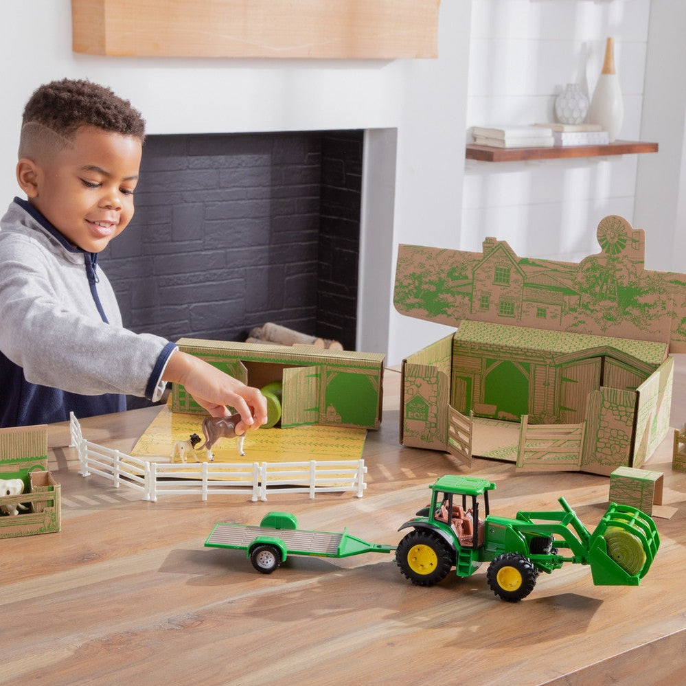 John Deere Farm in a Box Toy Playset