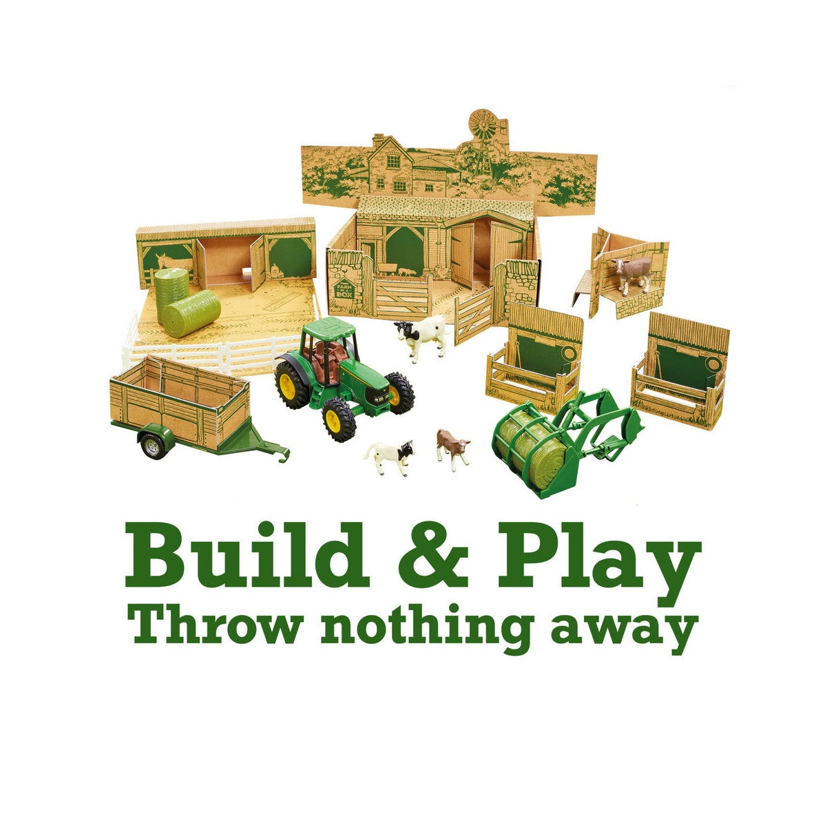 John Deere Farm in a Box Toy Playset