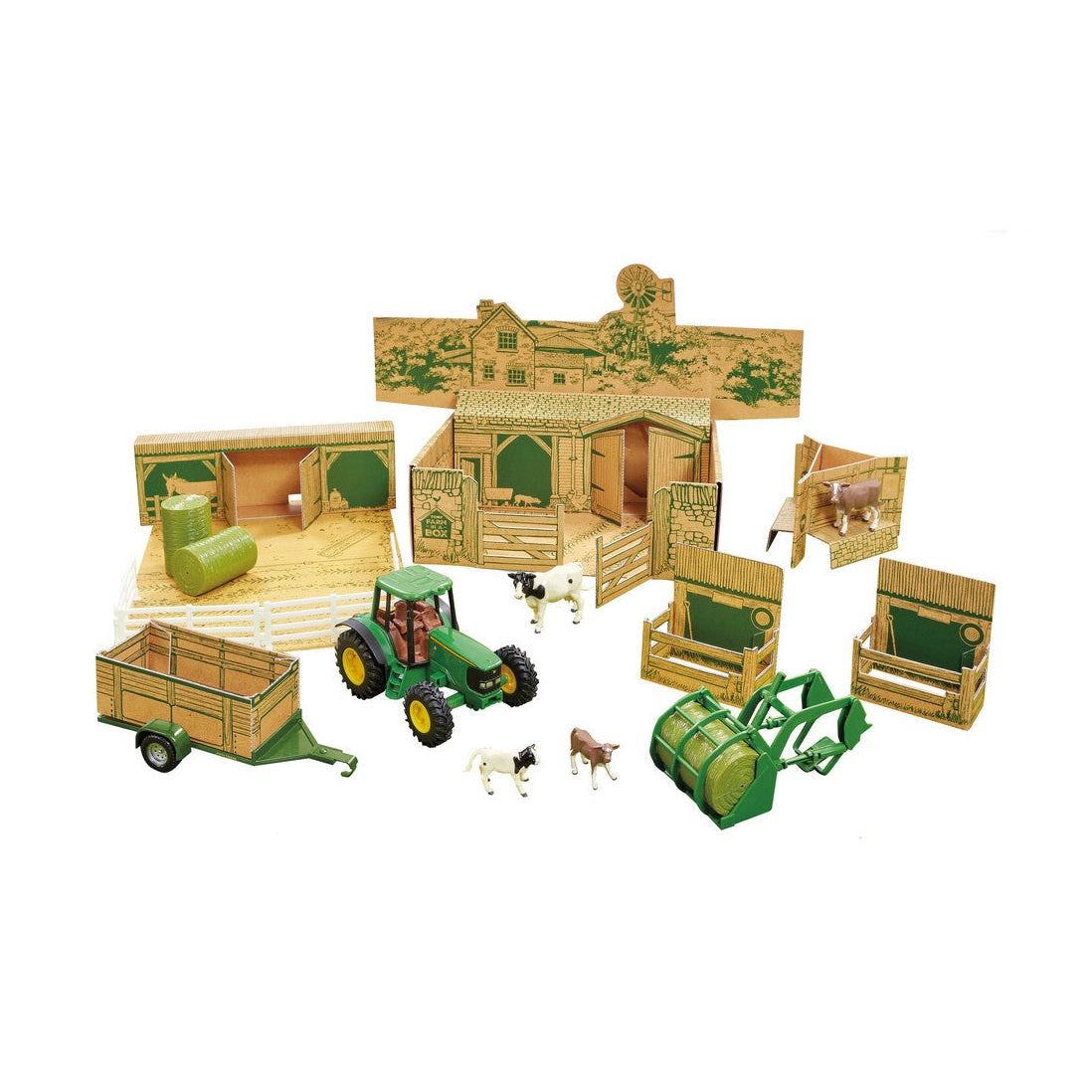 John Deere Farm in a Box Toy Playset