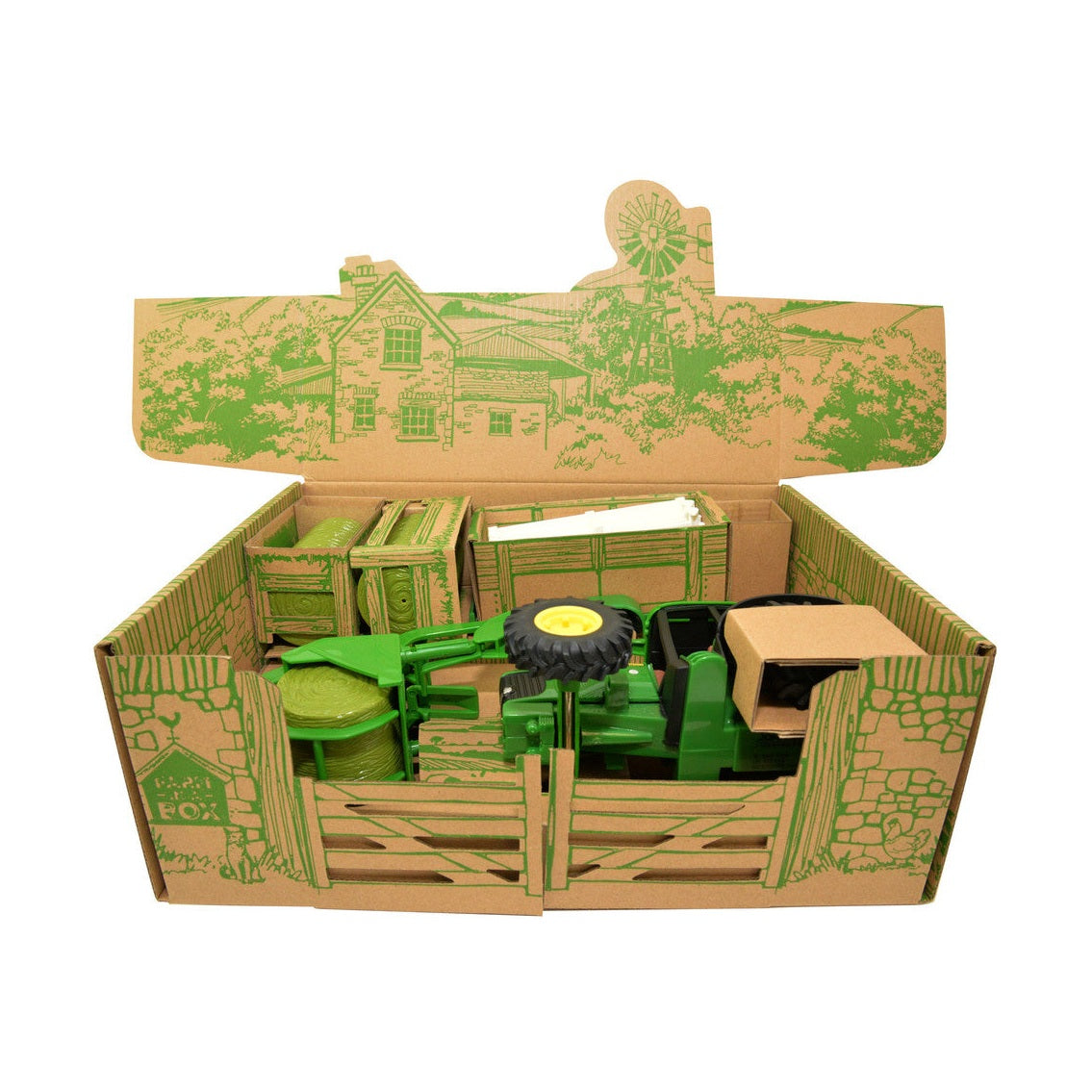 John Deere Farm in a Box Toy Playset
