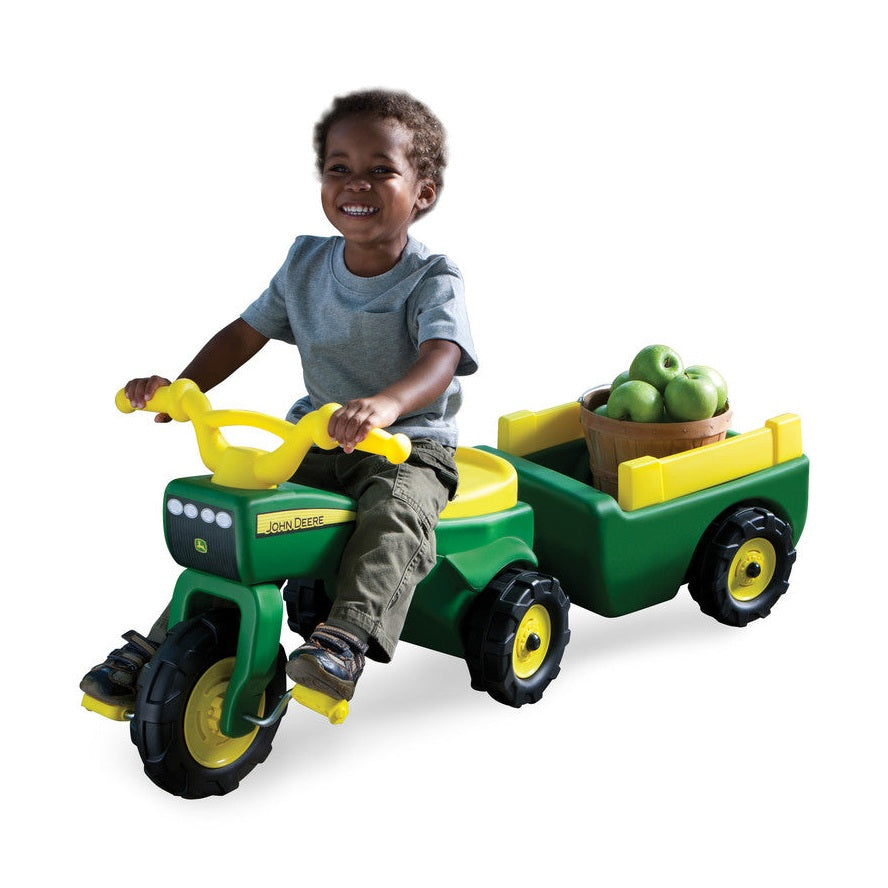 John Deere Pedal Trike With Wagon - RDO Equipment