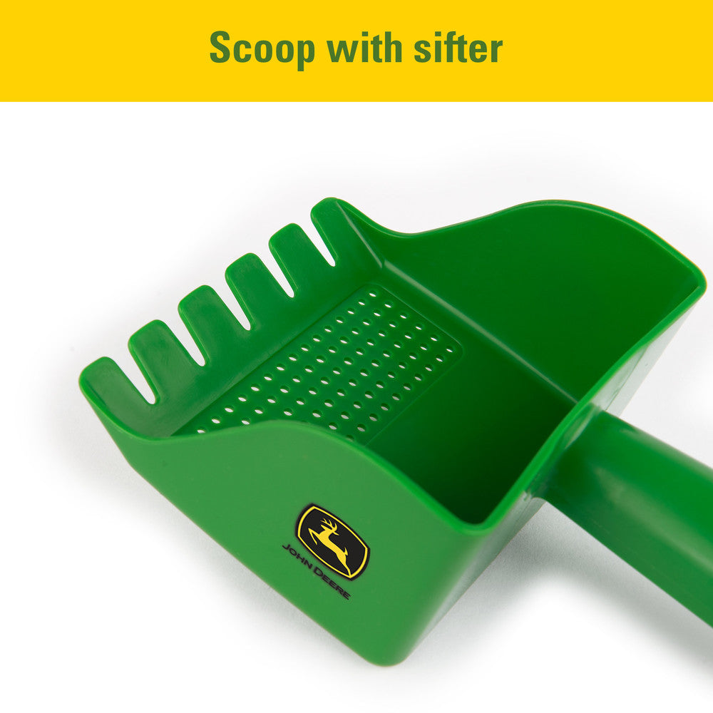 John Deere 38cm Big Scoop Dump Truck with Sand Tools Toy - RDO Equipment