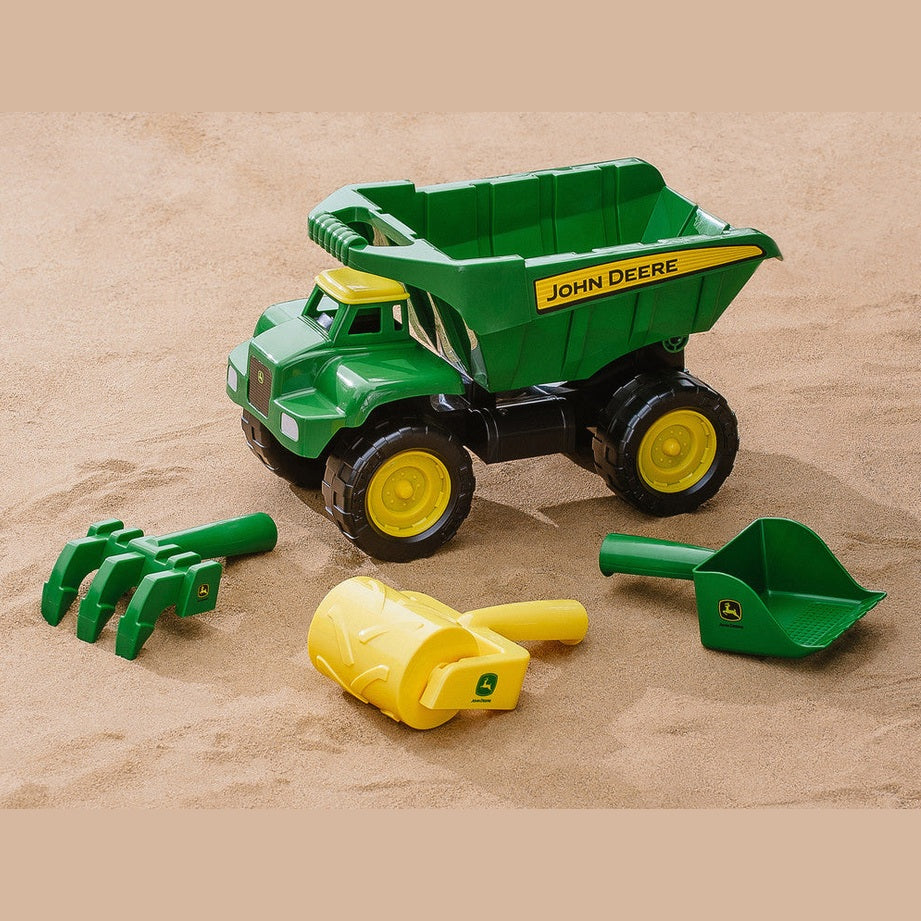 John Deere 38cm Big Scoop Dump Truck with Sand Tools Toy - RDO Equipment