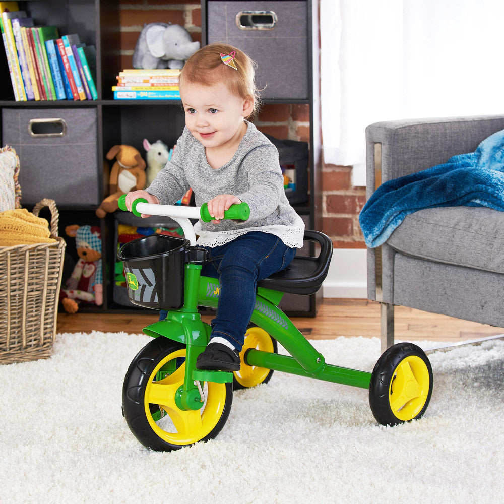 John Deere Green Steel Ride-on Trike Toy - RDO Equipment