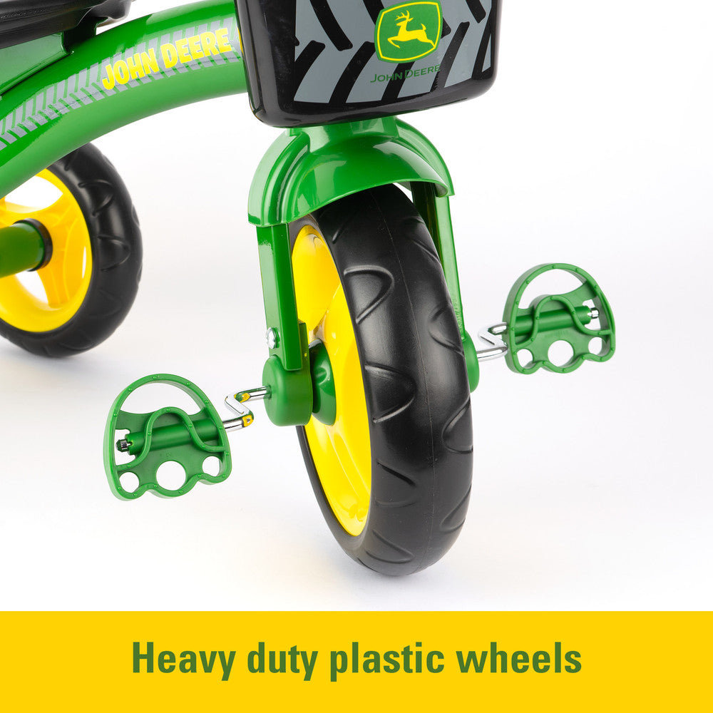 John Deere Green Steel Ride-on Trike Toy - RDO Equipment