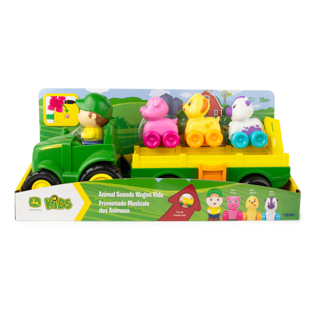 John Deere Animal Sounds Wagon Ride Toy - RDO Equipment