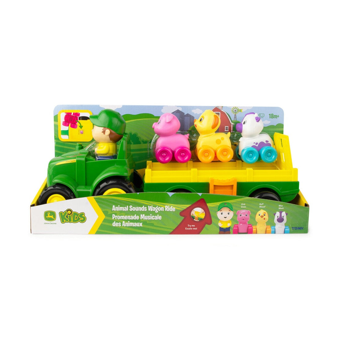 John Deere Animal Sounds Wagon Ride Toy - RDO Equipment
