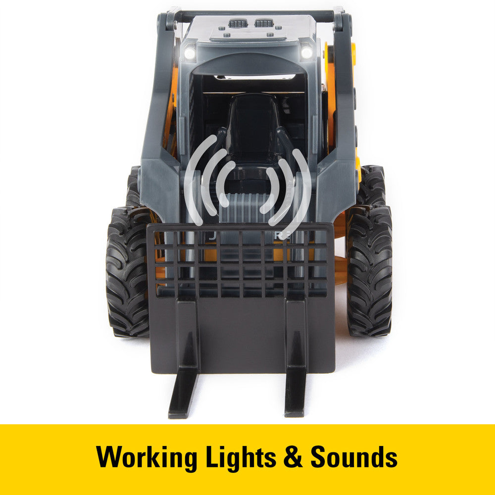 1:16 John Deere Big Farm 318G Skid Steer Set Toy