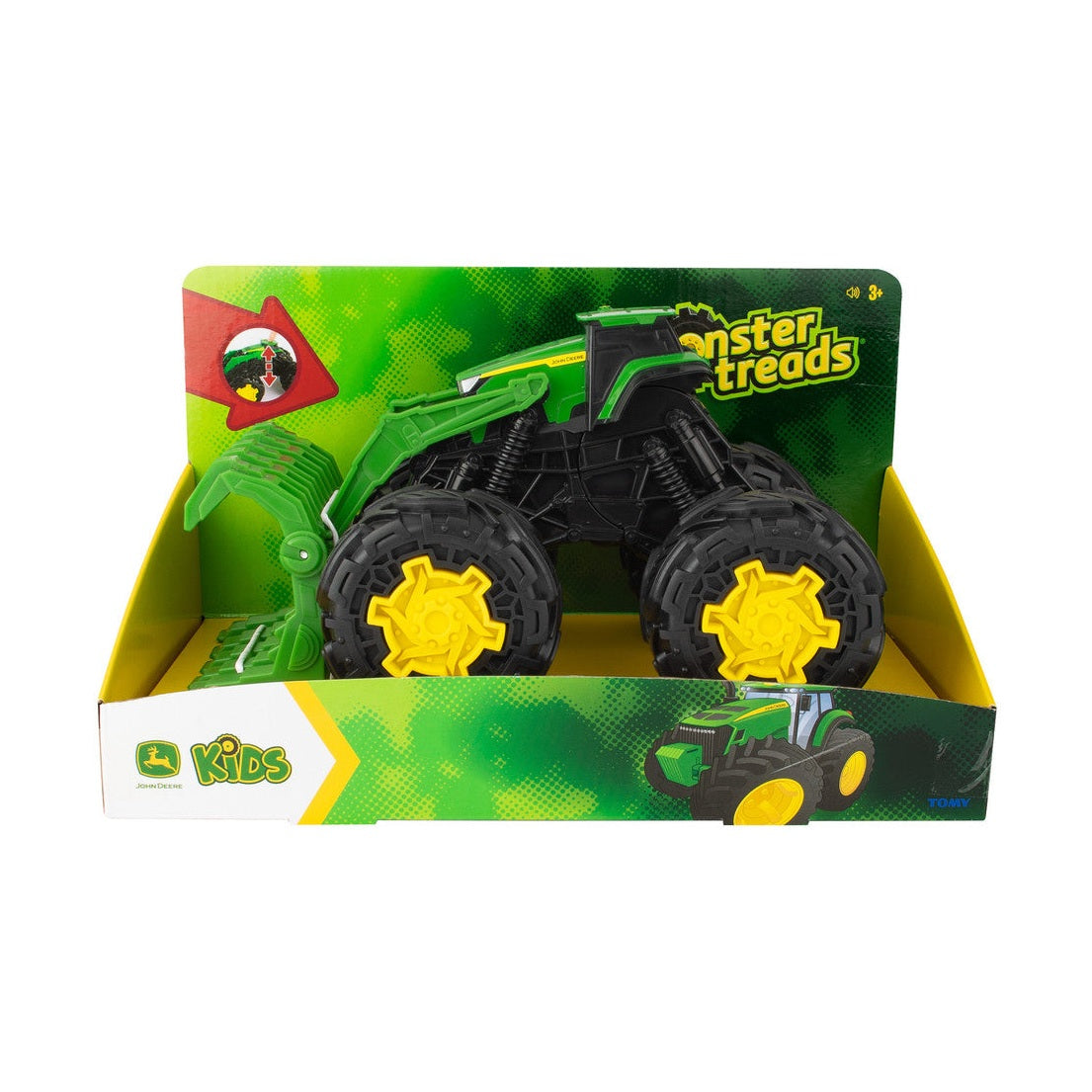 John Deere Kids Monster Treads Rev Up Tractor Toy