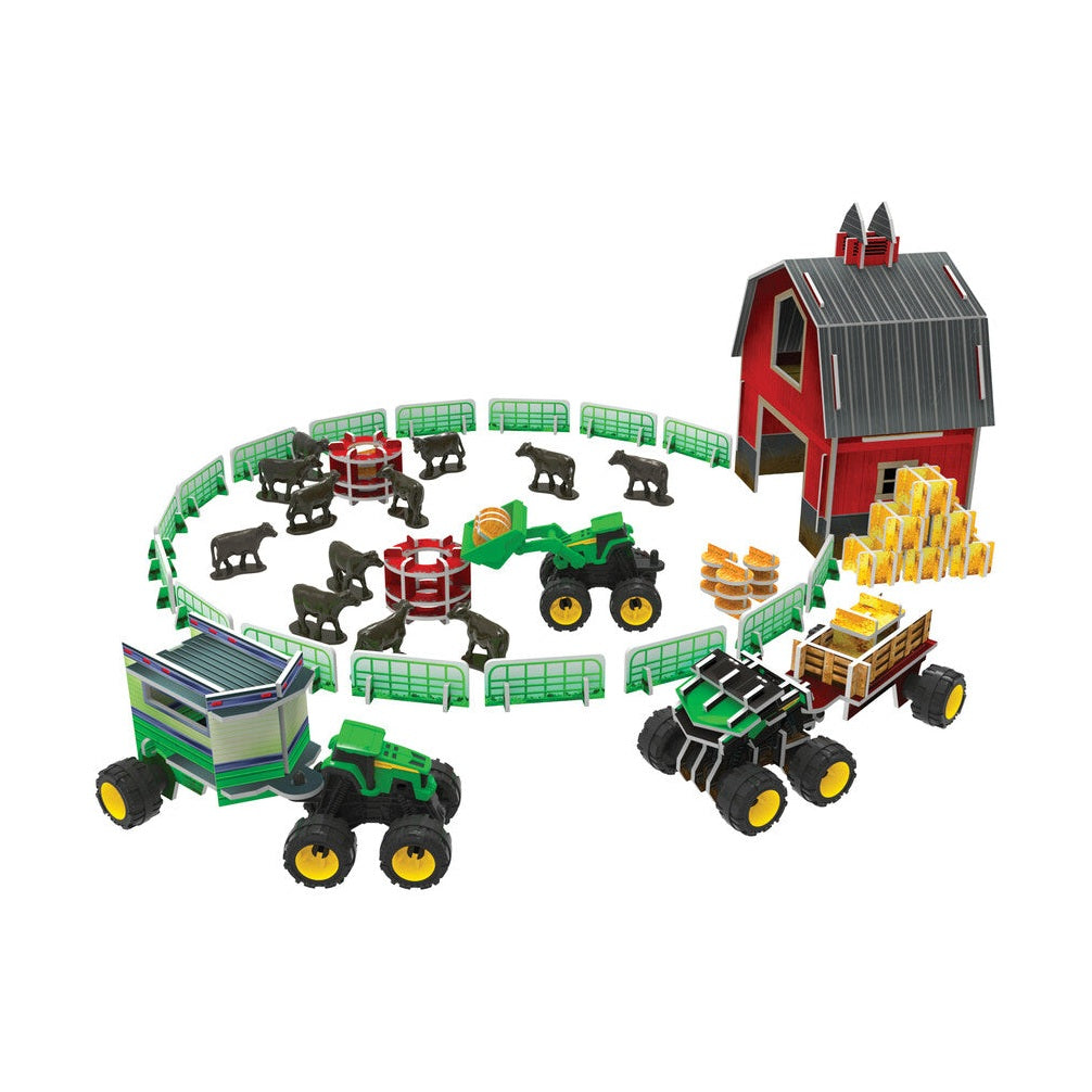 John Deere Monster Treads Eco-snaps Farm Play Set - RDO Equipment