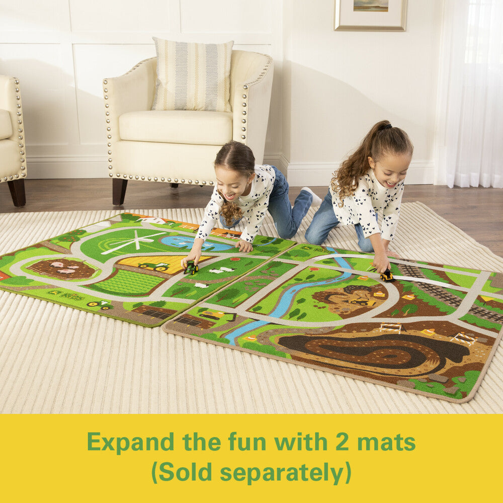 John Deere Playmat Rug With Mini Vehicle Toy - RDO Equipment