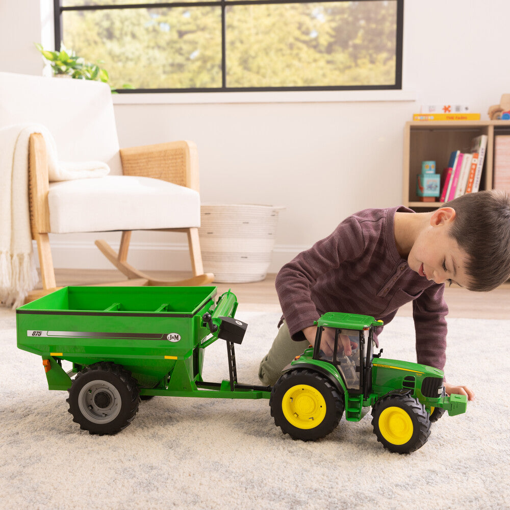 1:16 John Deere 7430 Tractor with Grain Cart Big Farm Toy