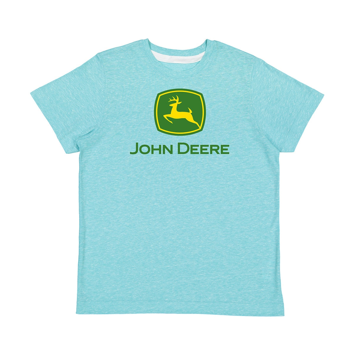 John Deere Toddler Turquoise Glitter Logo Tee RDO Equipment