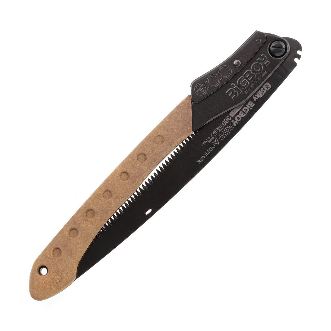 Silky BigBoy Professional 360mm Extra-Large Tooth Folding Pruning Saw - Outback Edition for bushcraft